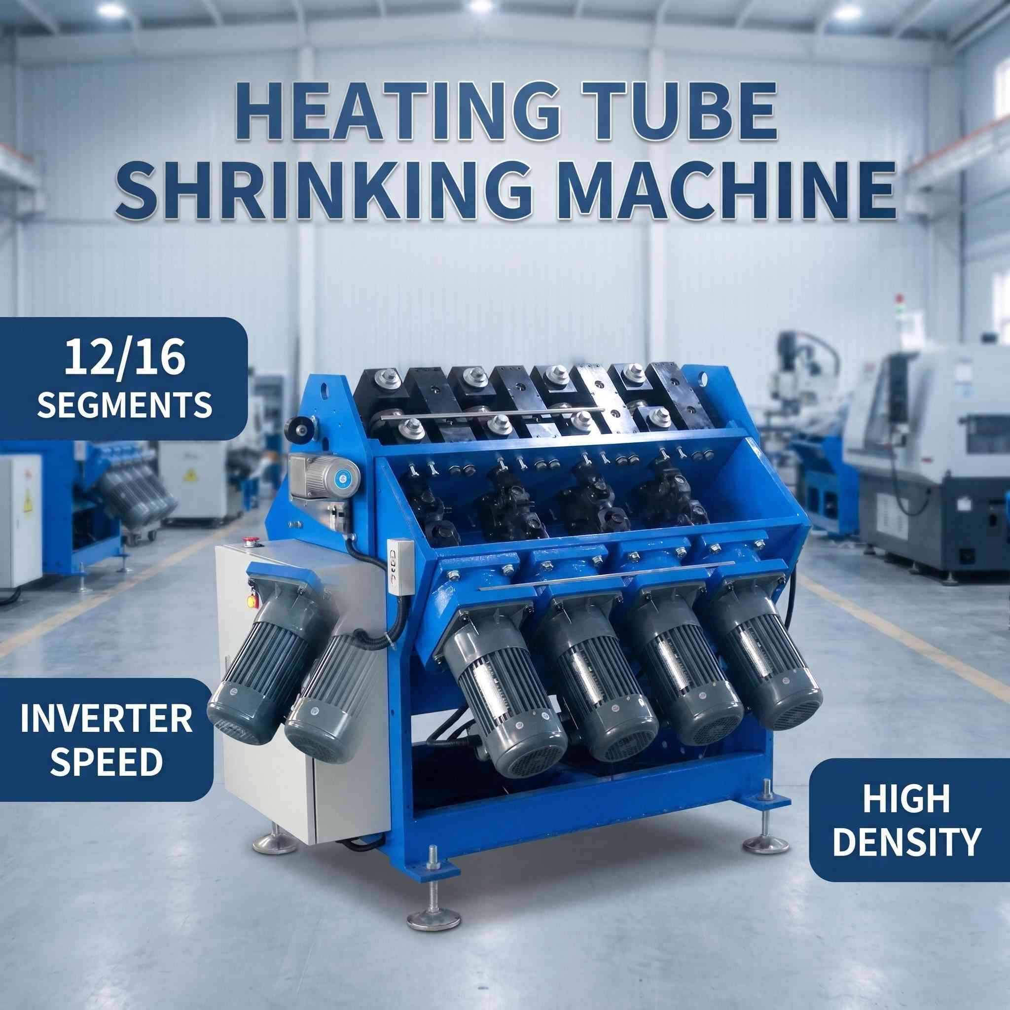 Machine de rétrécissement de tube chauffant à canaux chauds de type A1, pour usine de traitement de tuyaux de chauffage